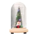 thumbnail image 1 of Christmas Lantern Musical Snow Globe - Swirling Glitter Water Lantern for Christmas Decoration, Thanksgiving Lighted Lantern (Retro Round Shaped), 1 of 2