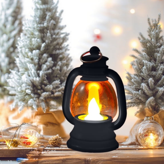 Christmas Lanterns Decorative Indoor,Christmas Decorations for Home,Lantern Decor Lantern Table Centerpiece Small Vintage Camping Hanging Lamp LED Candle Lanterns for Birthday Party Wedding Christmas