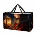 thumbnail image 1 of Christmas Large Capacity Reinforced Oxford Cloth Storage Bin - Reusable, Foldable Picnic Baskets, Decorative Box, and Tote Bag, 1 of 7