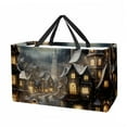 thumbnail image 1 of Christmas Large-capacity Foldable Reusable Shopping Bag: Oxford Cloth, Storage Bins, Collapsible Bucket, Storage Bin, 1 of 7