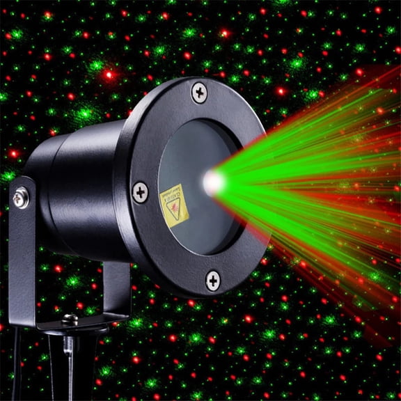 Christmas Laser Projector Lights, Outdoor Garden Laser Lights Projector with Remote Control Waterproof for Christmas Holiday