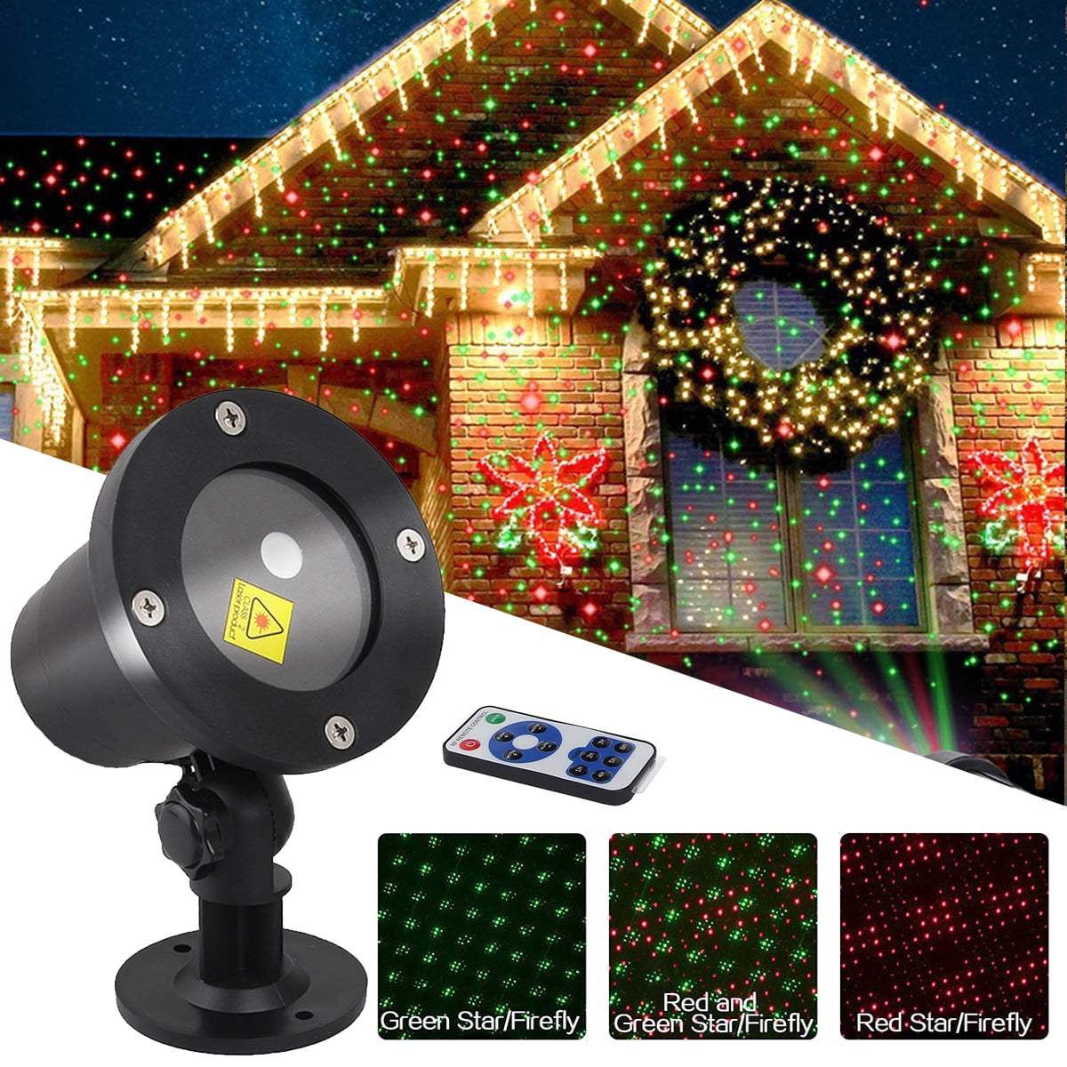 Christmas Laser Projector Lights, Outdoor Garden Lights Projector with
