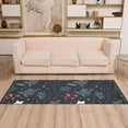 thumbnail image 1 of Christmas Leaves Runner Rug Non-Slip Area Rugs Linen Washable Non Shedding for Kitchen Bedroom Carpet, 1 of 8