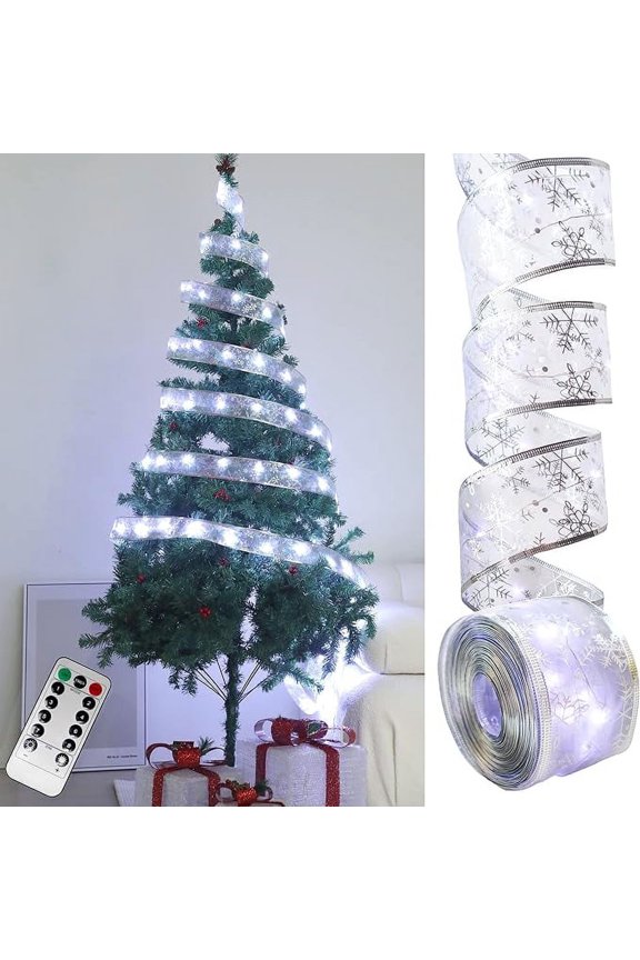 Star Ribbon Indoor USB 8 Lighting Modes Timer Remote Control LED String Light