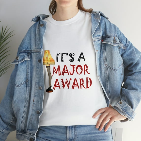 Christmas Leg Lamp It's a Major Award Xmas T-Shirt