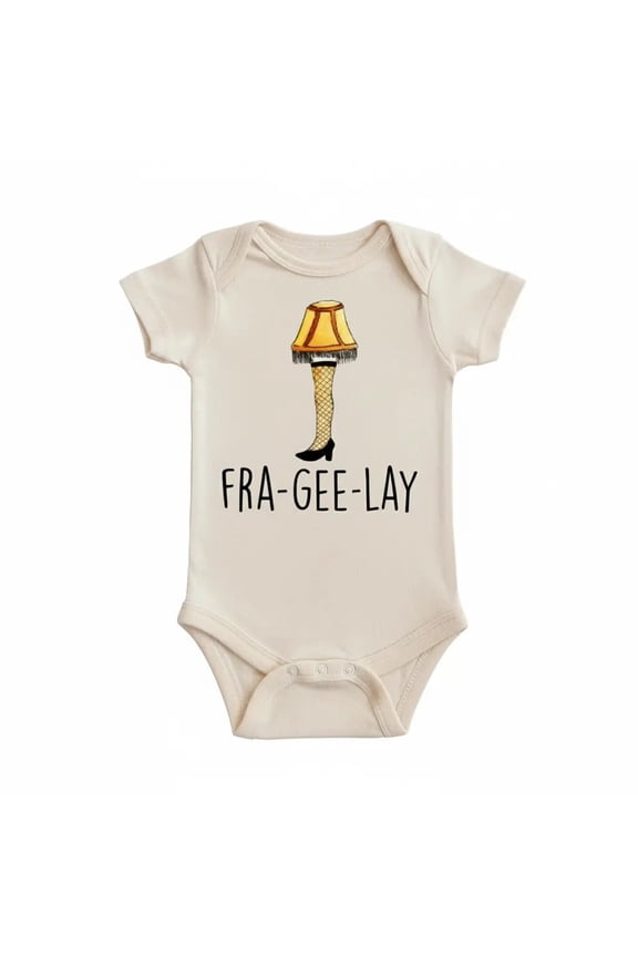 Christmas Leg Lamp Newborn Gift Baby Bodysuit