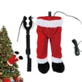 thumbnail image 1 of Christmas Leg Tree Decoration Animated Santa Legs Christmas Decoration for Outdoor Yard Holiday Display Durable Plug In Santa Claus Prop for Festive Home Party Decor, 1 of 4