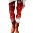Christmas Leggings for Women Stretch Butt Lifting Tight Pants Xmas