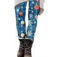 Christmas Leggings for Women Xmas Snowflake Print Tight Pants Stretch