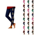 thumbnail image 1 of Christmas Leggings for Women 2025 Casual High Waisted Workout Yoga Pants Xmas Holiday Tights, 1 of 5