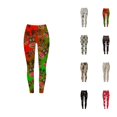 thumbnail image 1 of Christmas Leggings for Women Elastic High Waist Slim Fit Festive Print Thermal Leggings Workout Yoga Pants, 1 of 7