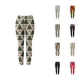 thumbnail image 1 of Christmas Leggings for Women Elastic High Waist Slim Fit Festive Print Thermal Leggings Workout Yoga Pants, 1 of 5