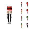 thumbnail image 1 of Christmas Leggings for Women Elastic High Waist Slim Fit Funny Santa Claus Print Tights Pants Workout Yoga Pants, 1 of 9