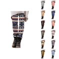thumbnail image 1 of Christmas Leggings for Women Elastic High Waist Slim Fit Workout Yoga Pants Festive Print Holiday Leggings, 1 of 5