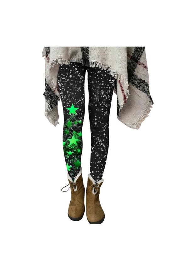 Christmas Leggings for Women High Waisted Casual Buff Lift Yoga Leggings Winter Chrsitamas Holiday Skinny Pants