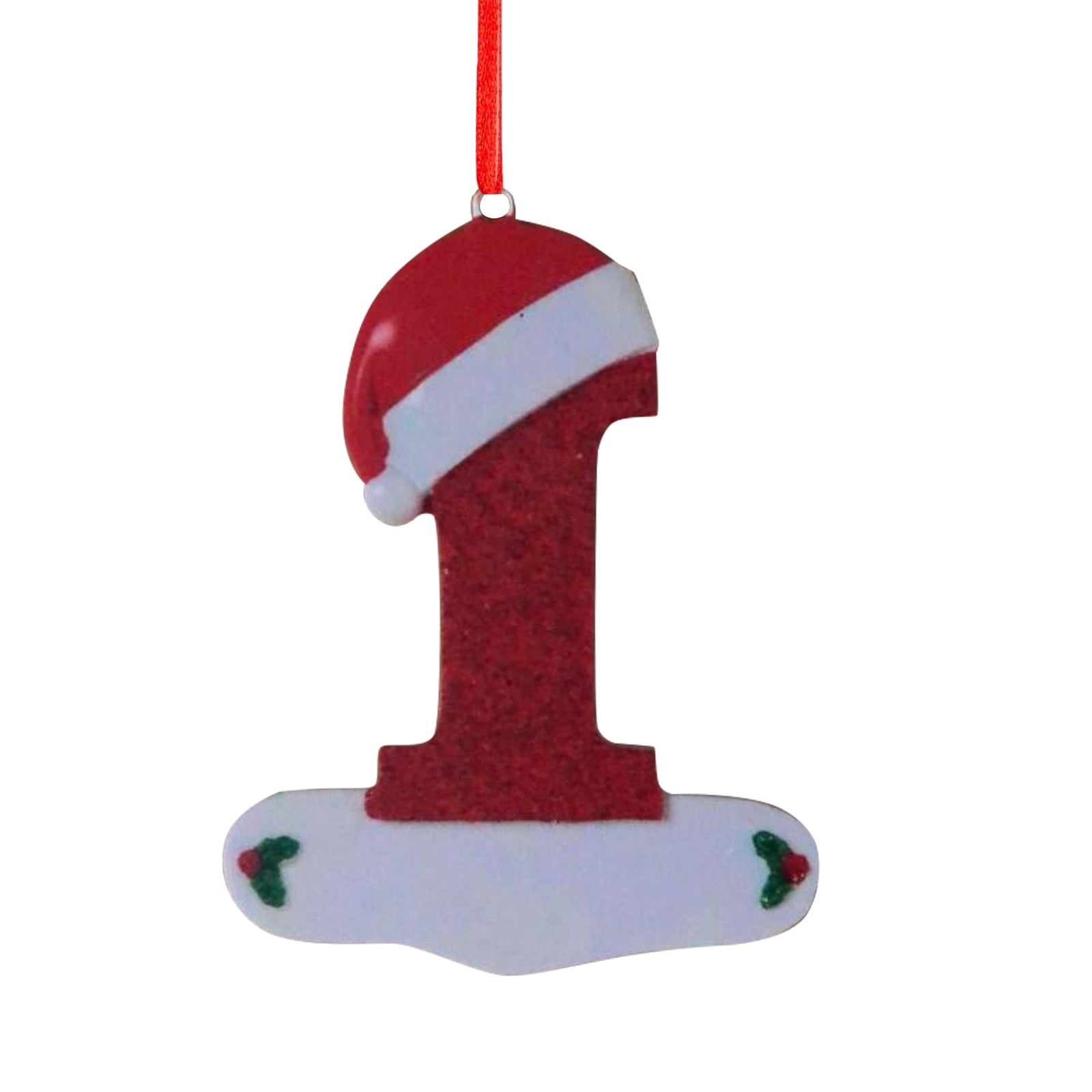 Christmas Letter Ornament Tree Hanging Decoration Home Display Wall ...