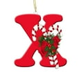 thumbnail image 1 of Christmas Letter Ornaments, 26 Letters Tree Decoration Pendant Personalized Hanging Ornaments For Xmas Tree Holiday Party Gift Custom Name Family Christmas Decoration Home Décor, 1 of 9