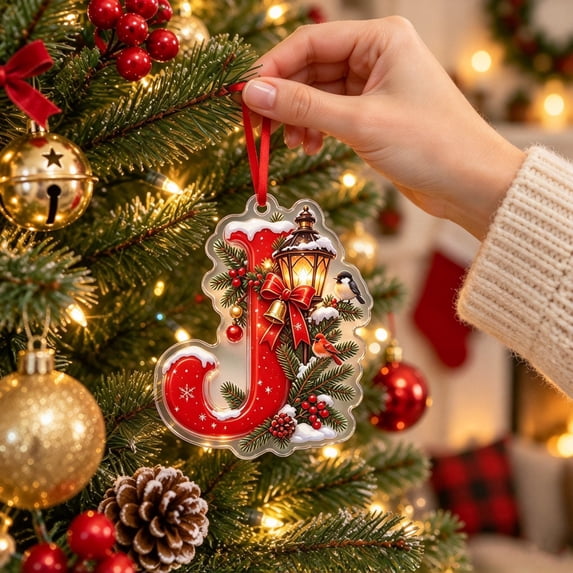 Christmas Letters Ornaments 2026 26 Alphabet Letters A to Z Acrylic ...