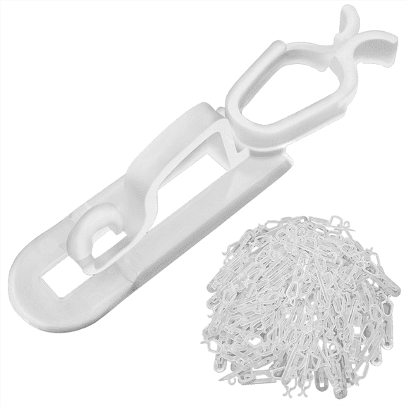 Christmas Light Clips 100Pack, Universal Gutter and Shingle Clip Hooks for Hanging C7, C9 Lights