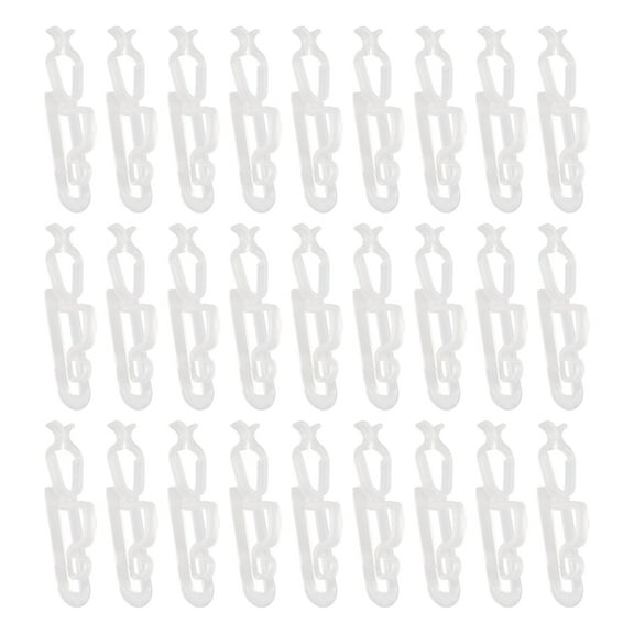 Christmas Light Clips Clips 100Pack, Universal Gutter and Shingle Clip Hooks for Hanging C7, C9 and Lights
