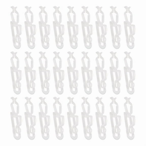 Christmas Light Clips Clips 100Pack, Universal Gutter and Shingle Clip Hooks for Hanging C7, C9 and Lights