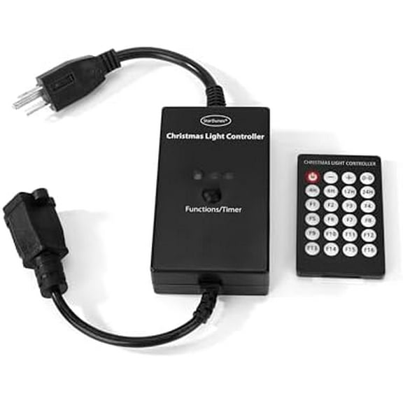 Christmas Light Controller - 16 Dazzling Flash/Fade Functions, 5 Timer Functions, Full Function Remote$$Tools & Hardware Other