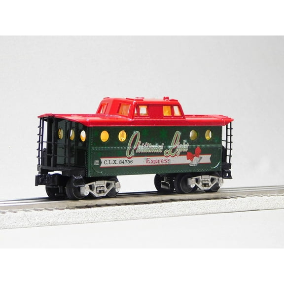 Christmas Light Express Illuminated Caboose O Gauge