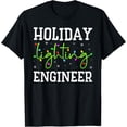 thumbnail image 1 of Christmas Light Mens Holiday Lighting Engineer T-Shirt, 1 of 4