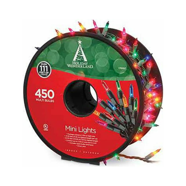 Noma Holiday Wonderland Indoor/Outdoor Mini Christmas Light Set, Multi