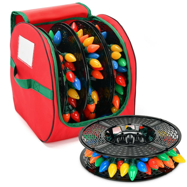 Christmas Light Storage Bag, 600D Oxford Fabric Christmas Light