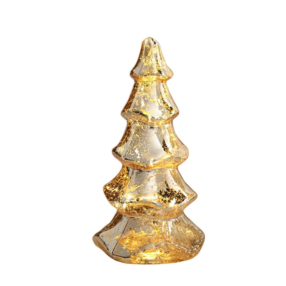 Christmas Light Tree Lighthouse OrnamentLed Lighted Desktop Ornament For Home And Holiday