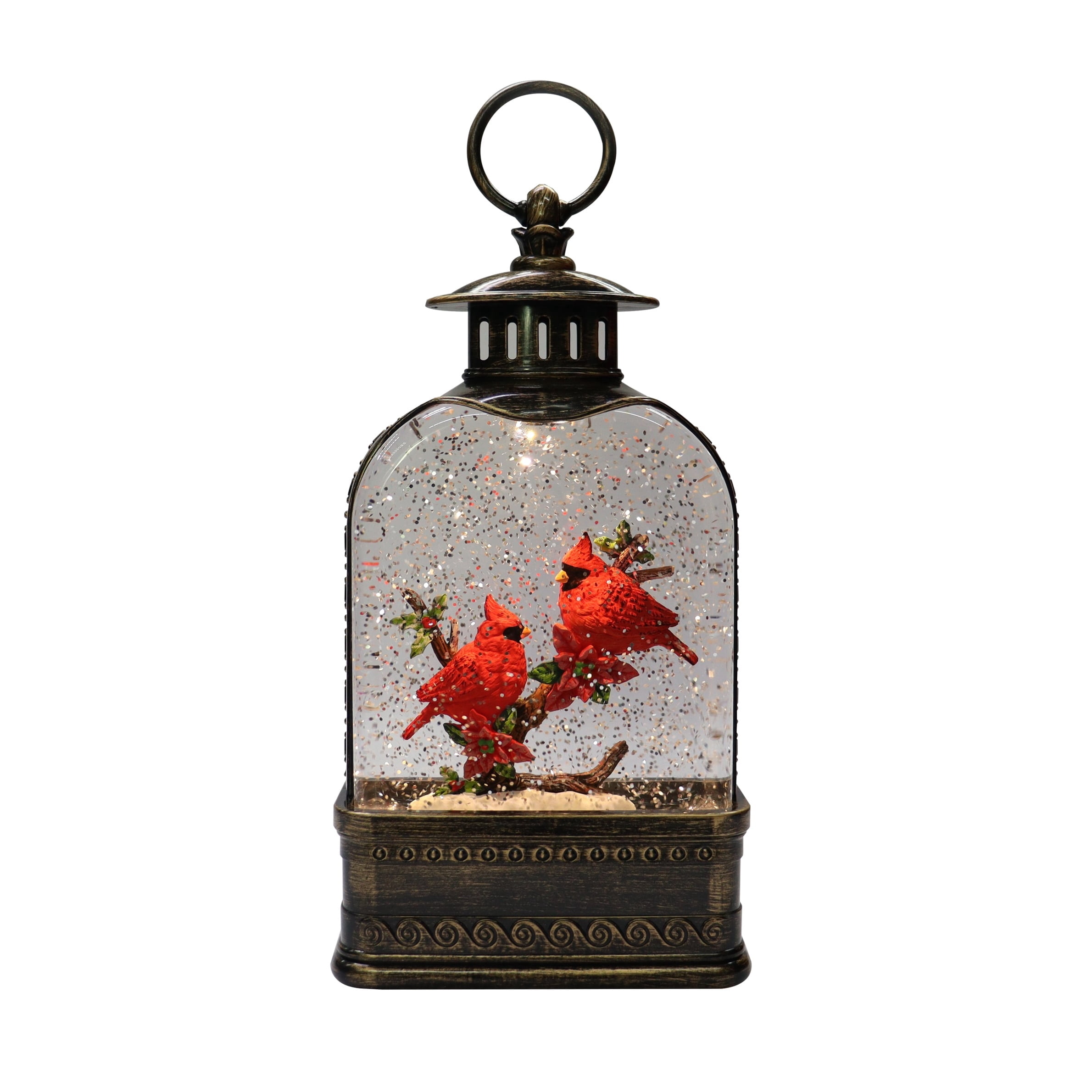 Light-Up Cardinal Water Lantern Christmas Decoration, Multicolor, 10.8", by Holiday Time