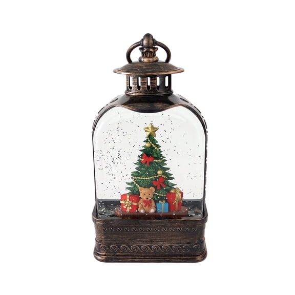 Light-Up Tree Water Lantern Christmas Decoration, Multicolor, 10.8", by Holiday Time
