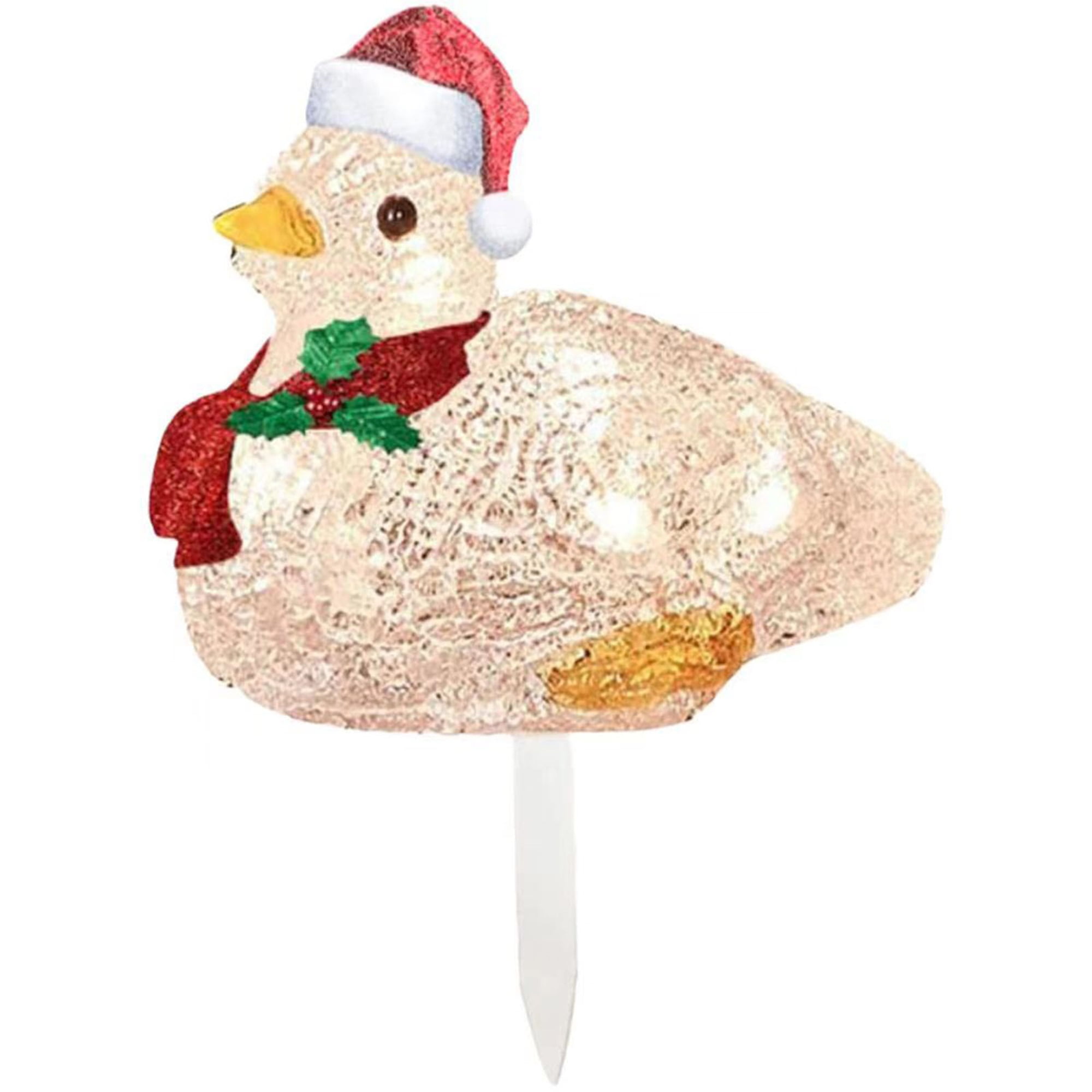 Christmas LightUp Decor, Cute Santa Claus Animal Outdoor Ornament