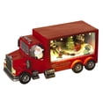 thumbnail image 1 of Christmas Light Up Winter Snow Village Vehicle Moving Scene Box Truck Decoration, 1 of 2
