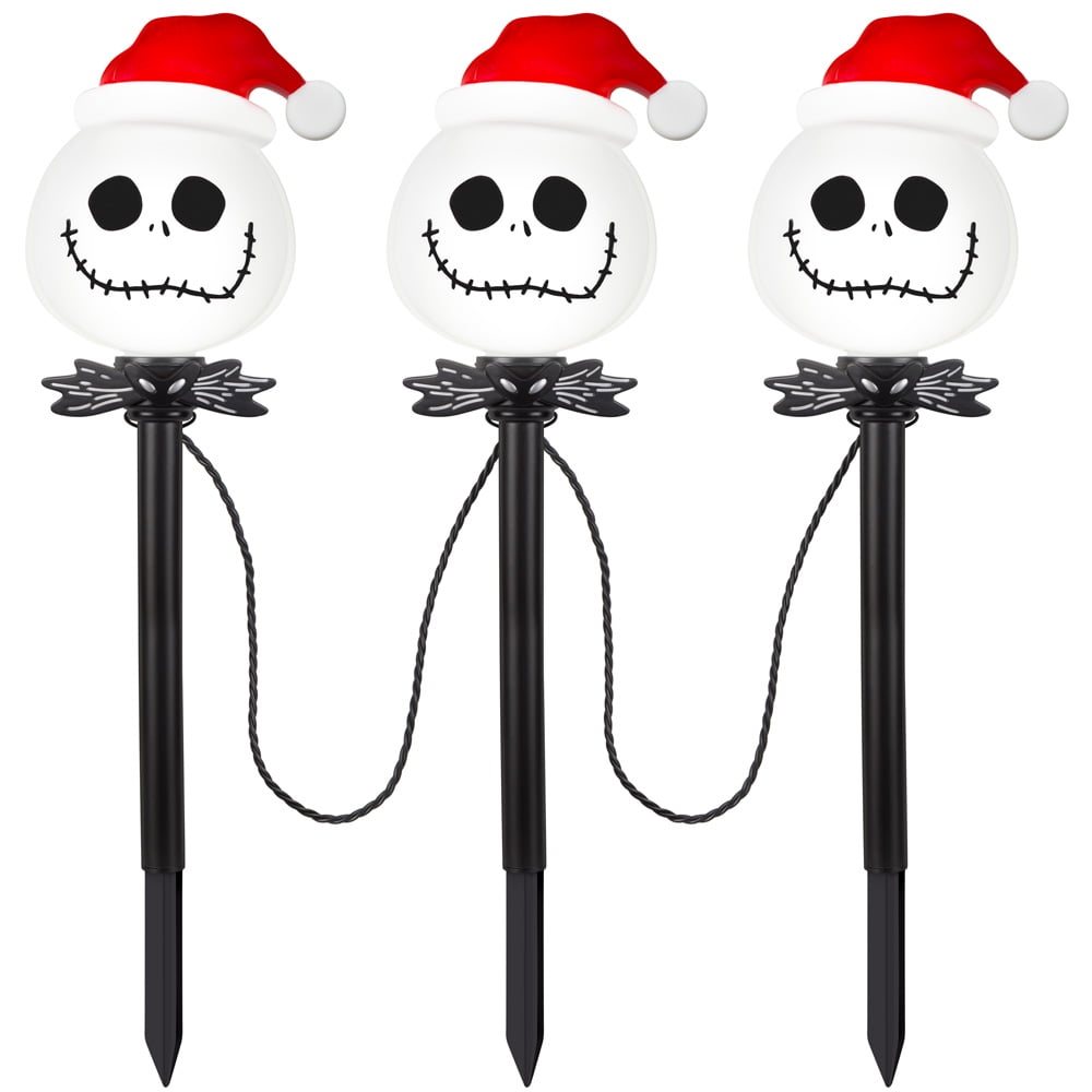 Christmas LightShow Pathway Lights, Jack Skellington (White)