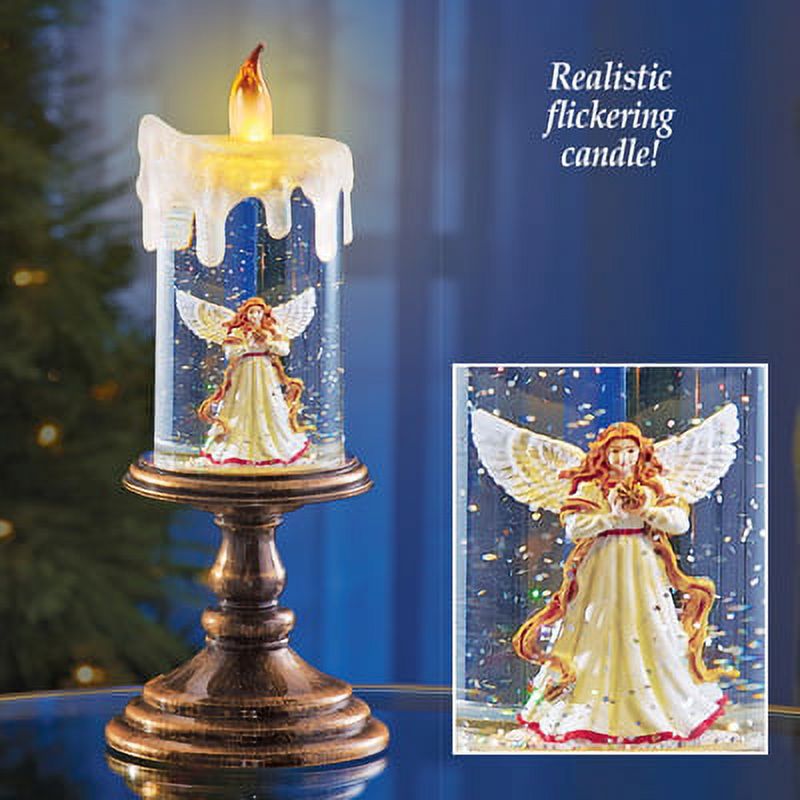 Christmas Lighted Angel Candle Table Decoration