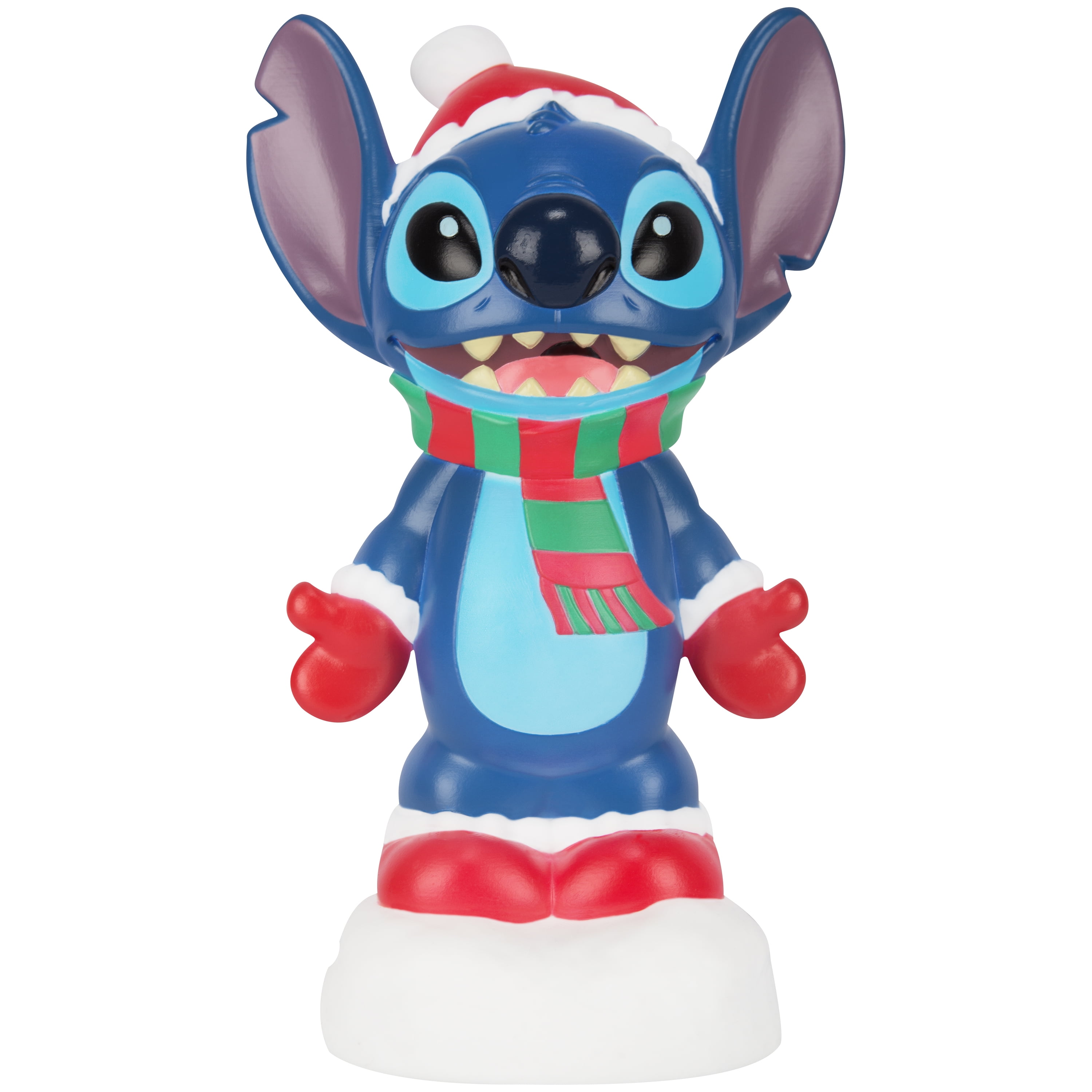 Christmas Lighted Blow Mold Outdoor Decor Stitch Disney, 12.5 in