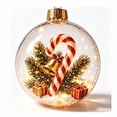 thumbnail image 1 of Christmas Lighted Decorative Ball, LED Glowing Ornament for Tree Window Ceiling Porch, Battery Powered Festive Light Ball for Holiday Party Home Ambiance Enhancement,Z019, 1 of 7