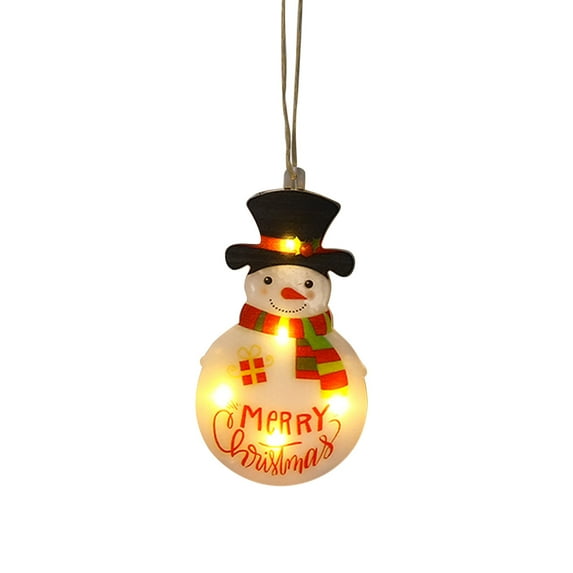 Christmas Lighted Window Decorations Battery Operated, LED Christmas Tree Decor Lights, Santa Claus Silhouette Decoration,Window Ornaments for Indoor Outdoor Home Office Xmas