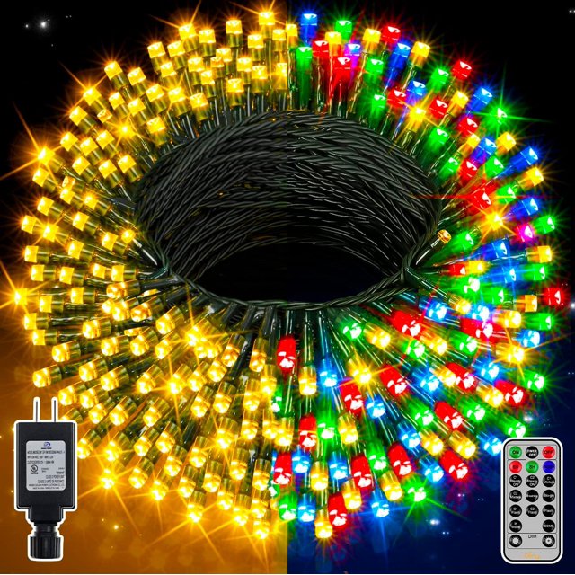 Christmas Lights, 131FT 400 LED Color Changing Christmas Tree Lights