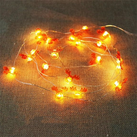 Christmas Lights, 20 LED Snowflake String Lights, Lights for Patio, Garden, Party, Home Decoration, Suitable for Daily Decoration and Festivals(F)