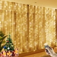 Christmas Lights 3M LED Curtain String Lights USB Fairy Garland Lamp