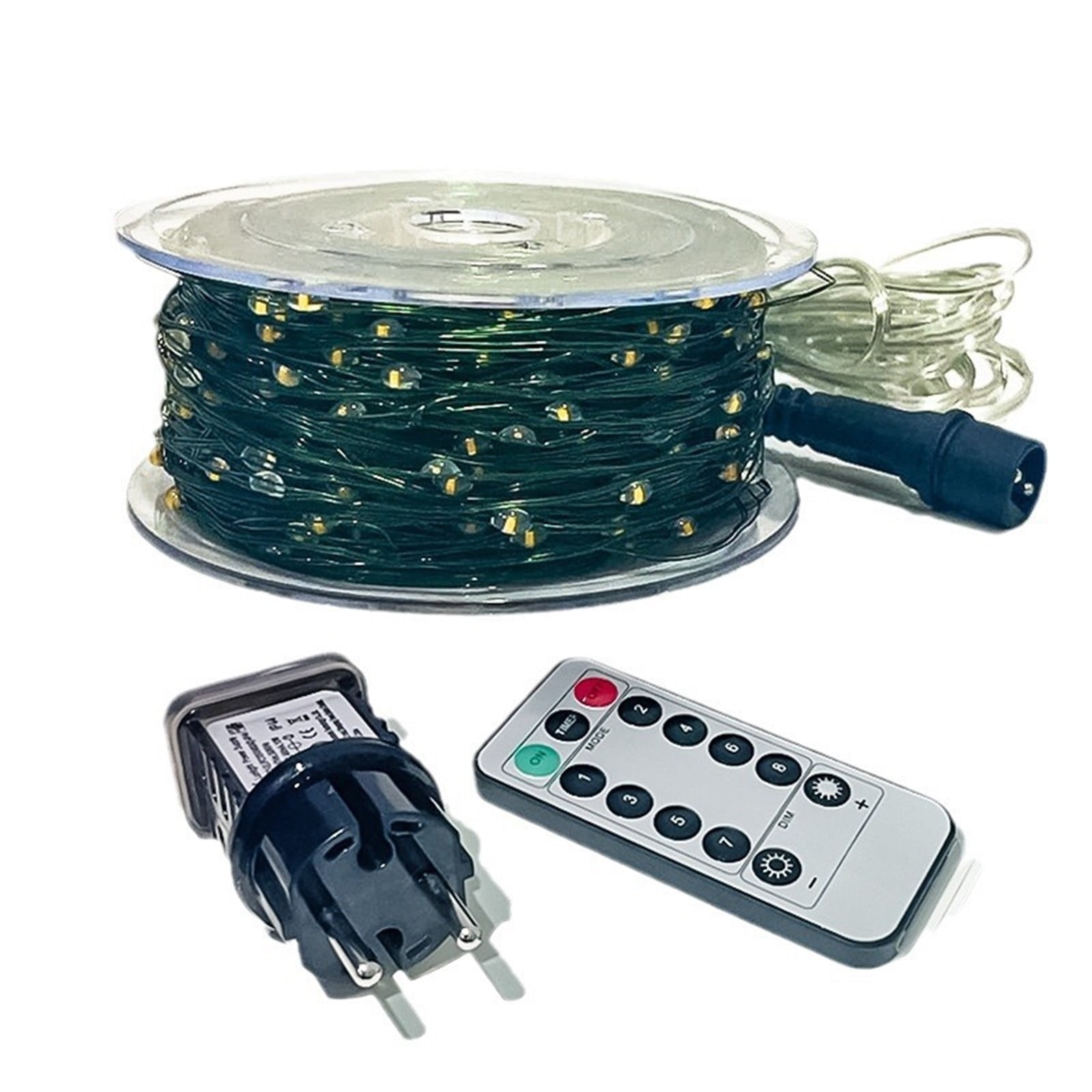 Christmas Lights, 50 Led Waterproof Christmas Tree Light, 3 Lighting