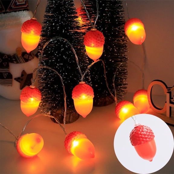 Christmas Lights Christmas Decorations LED Pinecone Pines Needle String Light Fireplace Window Hanging Decorations Christmas Tree Decorations Gifts Thanksgiving Christmas Decorations Indoor Lights