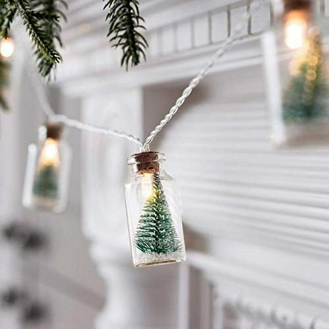 Christmas Lights, Garland with Lights Fairy Lights, Indoor and Outdoor Christmas Tree Lights Winter Holiday New Year Decor, Battery Powered