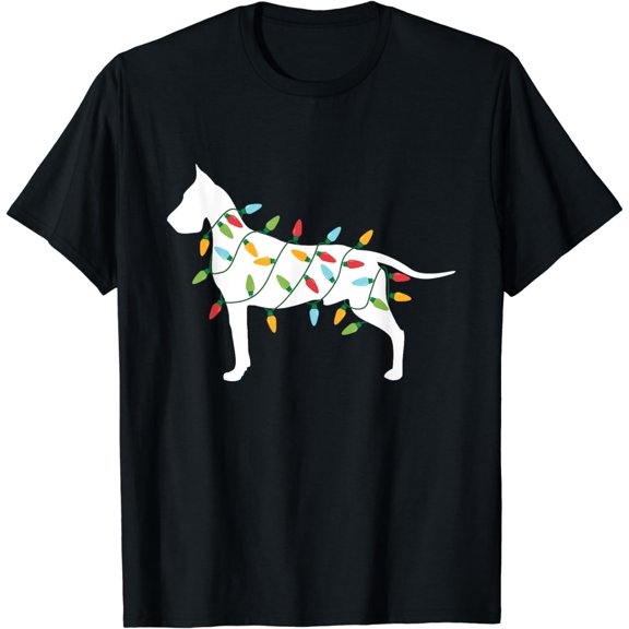 Christmas Lights Great Dane T Shirt Gifts for Dog Lovers