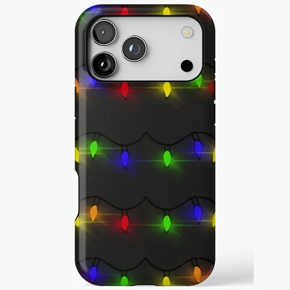 Christmas Lights Holiday Glow Protective Case for iPhone 11 12 13 14 15 16 17 Pro Max