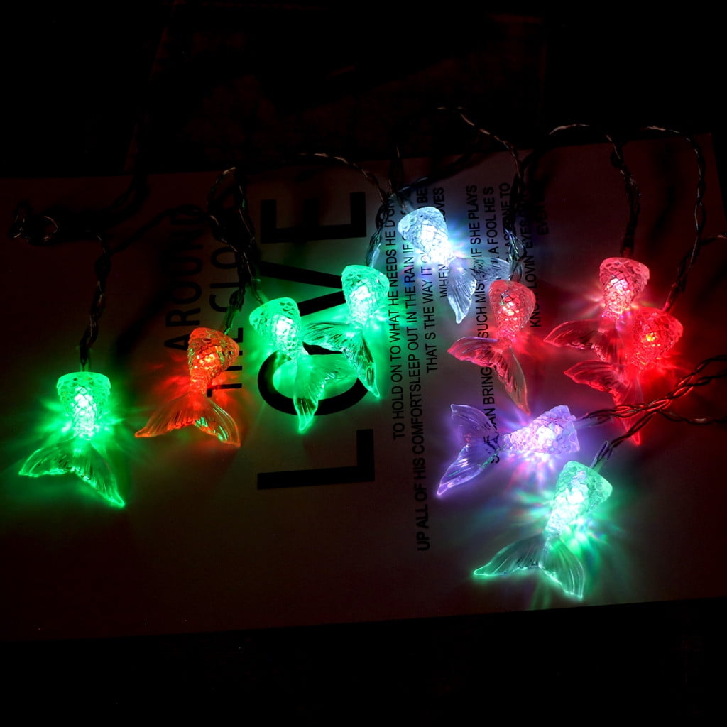 Christmas Lights Home Essentials Bifavgk Clearance！ Fish Tail Marine