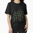 thumbnail image 1 of Christmas Lights I'm Fine Everything Is Fine Ugly Christmas Humor Unisex T-Shirt up to Size 5XL, 1 of 2
